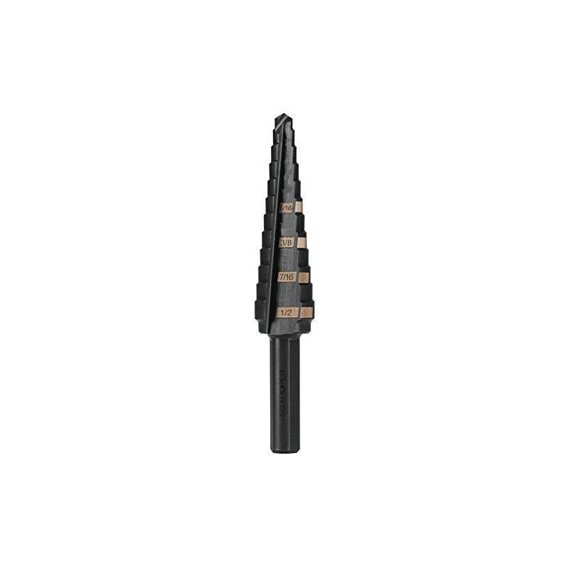 Truper BES-13, Broca escalonada óxido negro 13 escalones 1/8" a