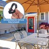 Jetec 2 Inch Patio Table Umbrella Hole Ring with Cap