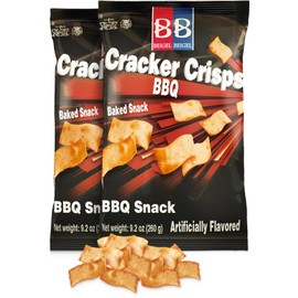 Beigel & Beigel BBQ Cracker Crisps, 9.2oz (2 Pack) | Nish Nosh Salad Topper | Cracker Chips | Great for Snacking