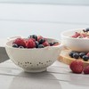 Zeal Colander Small (6”/15cm), Melamine, Cream, 19.5 x 15 x