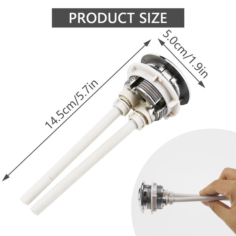 ZJIVQO Double Flush Toilet Button Toilet Push Button Toilet Flush