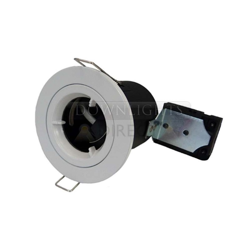 Aurora Fire Rated Adjustable Downlight with LED Lamp Polished Chrome