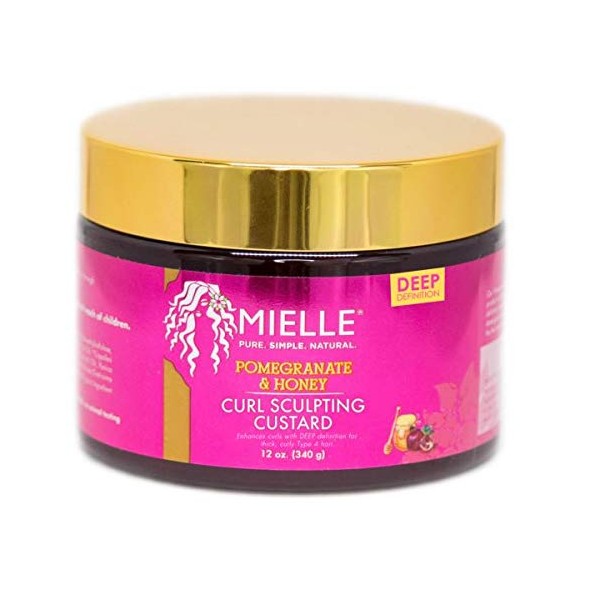 Mielle Organics Pomegranate And Honey Curling Custard 12Oz (Pack of