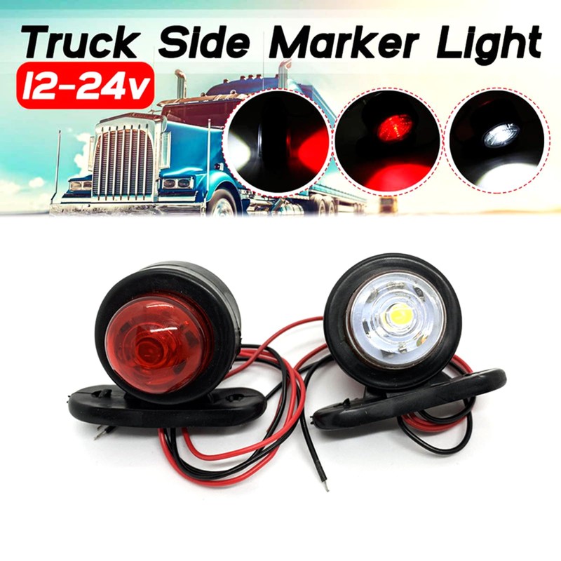 Krtopo 2 x 2 Side Marker Lights 12 / 24