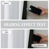 Estelar Textiler White 100% Blackout Curtains 72 Inch Length 2