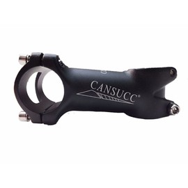 Bicycle Stem 31.8 × 60mm CANSUCC Mountain Bicycle Handlebar Stem Riser Suitable for Road Cycling MTB BMX (Black, Aluminum Alloy)