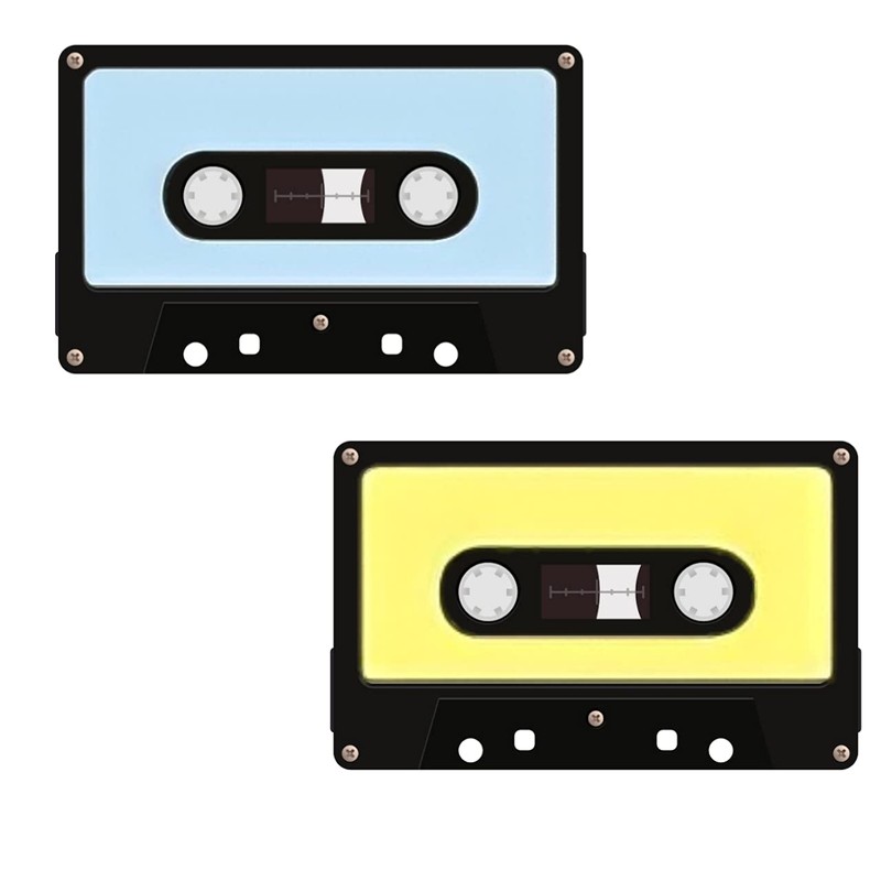 500 Count Audio Cassette Tape Labels (Blue)