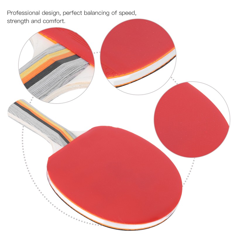 Training Competition Long Handle Table Tennis Racket Pong Paddle Sport