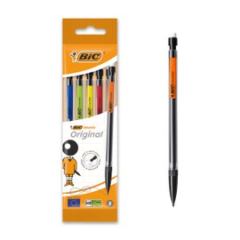 BIC Matic Original 0.7mm Mechanical Pencils 5 Pack, black