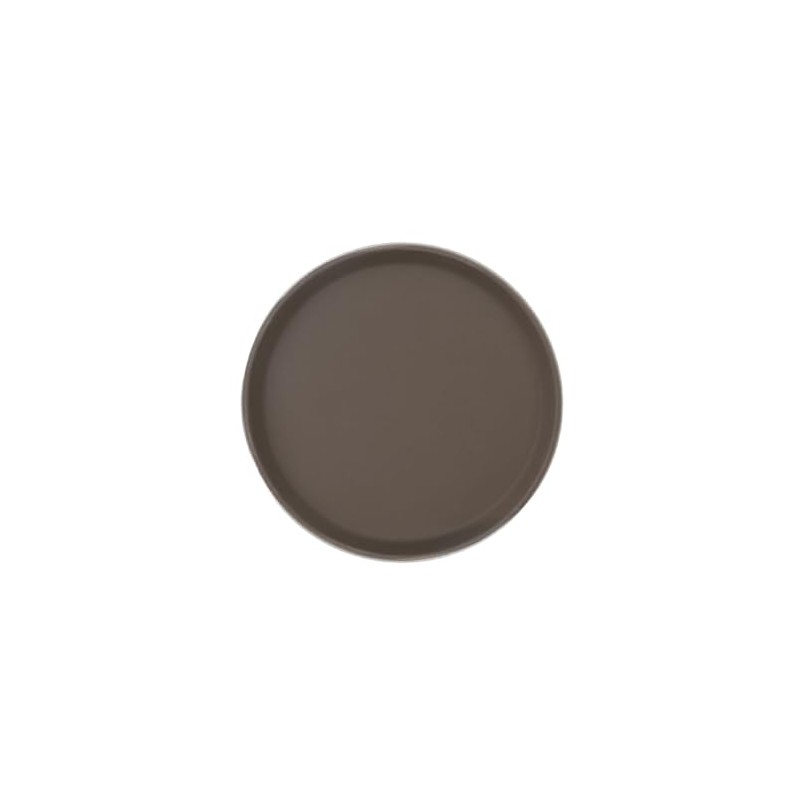 Thunder Group PLFT1100BR Non Slip Tray, 11" Diameter, Round Dishwasher-Safe,