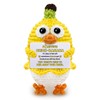 Inspirational Gifts for Women Positive Crochet Chicken Banana Decor
