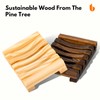 Urbanstrive Natural Wooden Soap Dish Soap Saver Holder Soap Tray