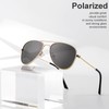 Gleyemor Kids Polarized Aviator Sunglasses for Little Girls Boys Age