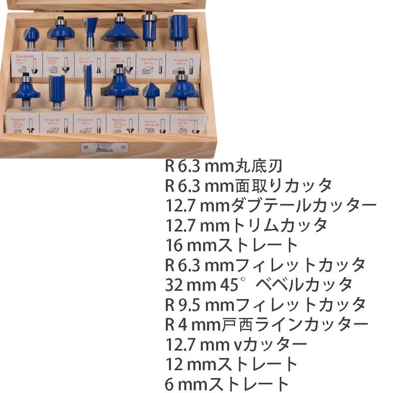 Trimmer Bit Set Set, Carbide Router Bit, Tungsten Steel, Grooves,