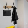 7 Pack Big Heavy Duty Triple Coat Hooks Wall Mounted