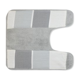 Zahari Home Modern Line Bathroom Contour - Luxury Bath Rug with Unique Design - Stylish Shower Mat for Beautiful Decor - Non-Slip, Quick-Dry Bath Mat - Western Charm