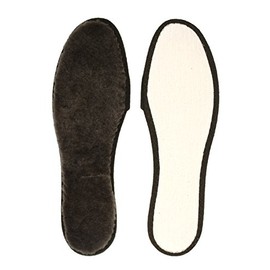 Berckland Flannelette Lamb Winter Sole Made of Real Lambskin – Made in Germany – Extra Warm Insole for Leisure, Work, Hiking – Comfortable Winter Sole in Size 36-46 - Lammfell (1 Paar), size: 41