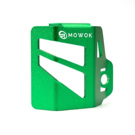 CCYYMOWOK Motorcycle Accessories for Kawasaki Ninja 400 300 250 Z500 Z400 Z750 Z800 Z900 ZX-10R ZX-25R Protection Brake Oil Tank Cover Rear (Green)