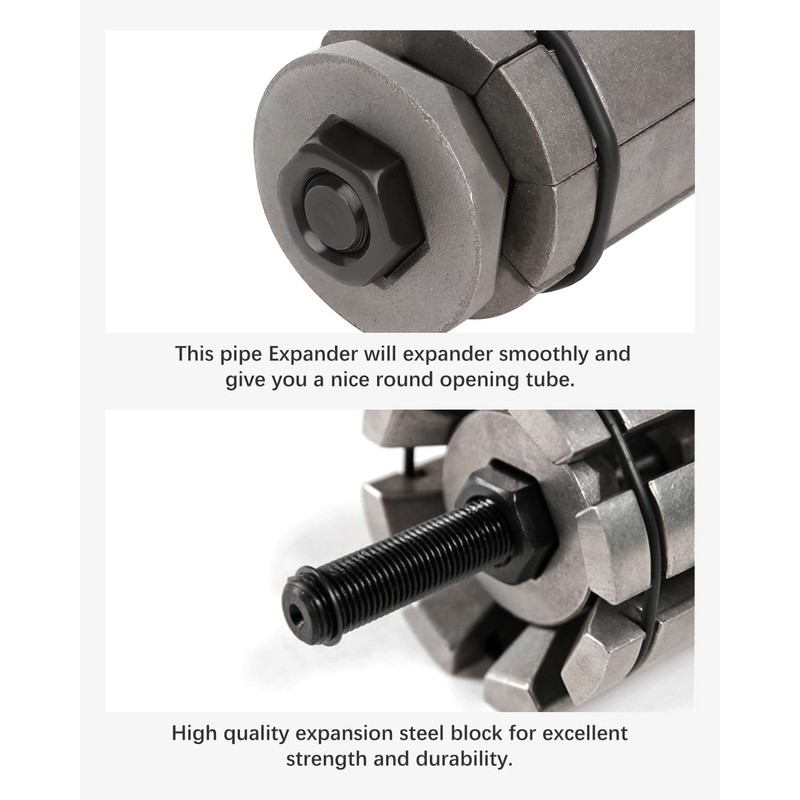 ACZCR 3Pcs Tail Pipe Expander Spreader Tool Set 1/18'' to