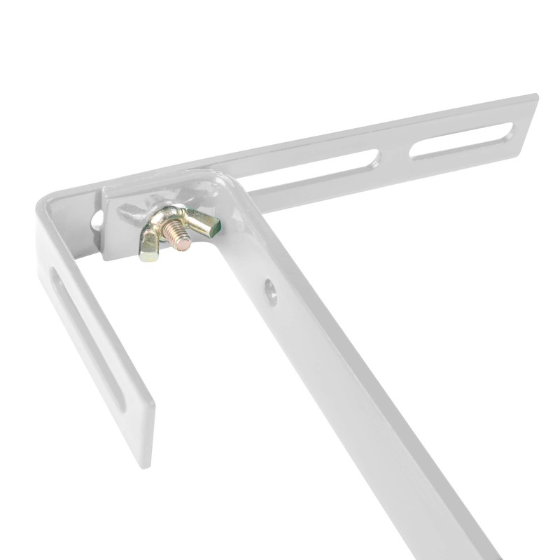 Xclou Flower Box Holder Without Drilling, Balcony Box Holder, Hooks