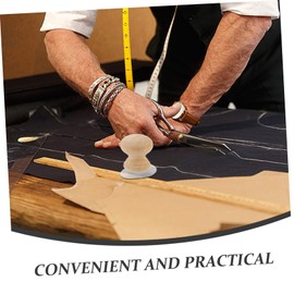 TEHAUX 2pcs Quilting Ruler Handle Tool Strong Suction Accurate Measurements for Quilting Projects DIY Patchwork Ruler Holder Lightweight and Compact Accessory