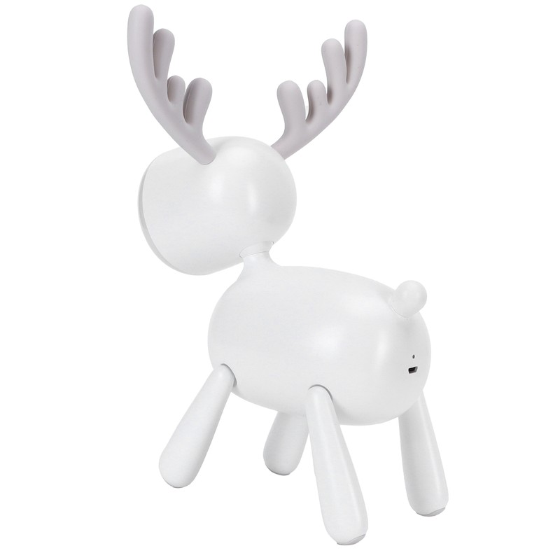 LED Night Light Cartoon Deer Shaped Table Lamp 1200mAh USB