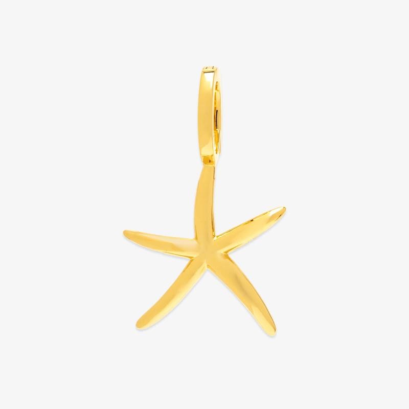 Pura Vida Harper Statement Starfish Charm - Color: Gold
