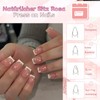 Virellay 240 Pieces Press On Nails French Set - False