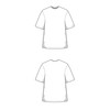 Sewing Pattern Oversized T-Shirt Jersey Top Ladies (XS-XXXL) Paper Sewing