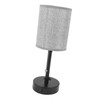 LED Table Lamp Fabric Lampshade USB A and USB C