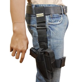 Barsony Tactical Leg Holster w/Single Mag Pouch for Taurus GX4 Right