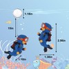 Vibrant Aquarium Decoration Set | 2 Pcs, Diver and Treasure