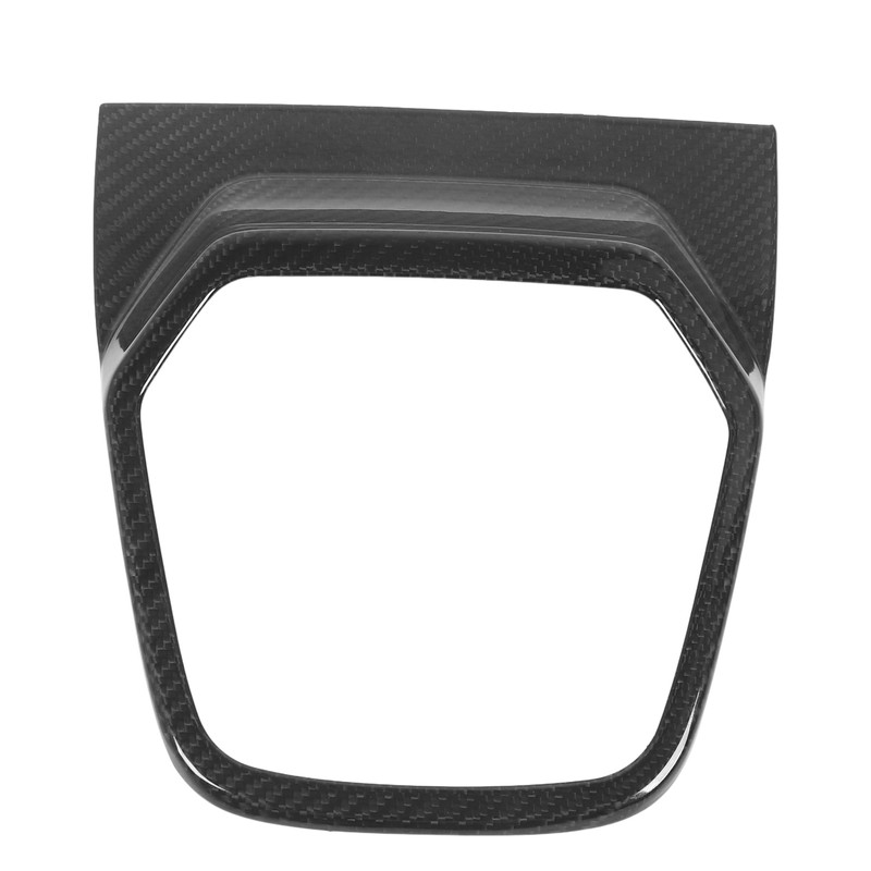 Car Gear Box Cover Trim Carbon Fiber Console Shifter Panel