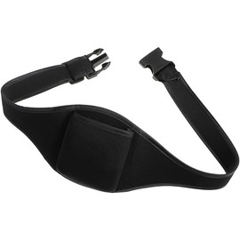BESPORTBLE Professional Microphone Waist Bag - Adjustable Microphone Holder for Fitness Instructors, Aerobics, Dance Teachers & Theatre, black