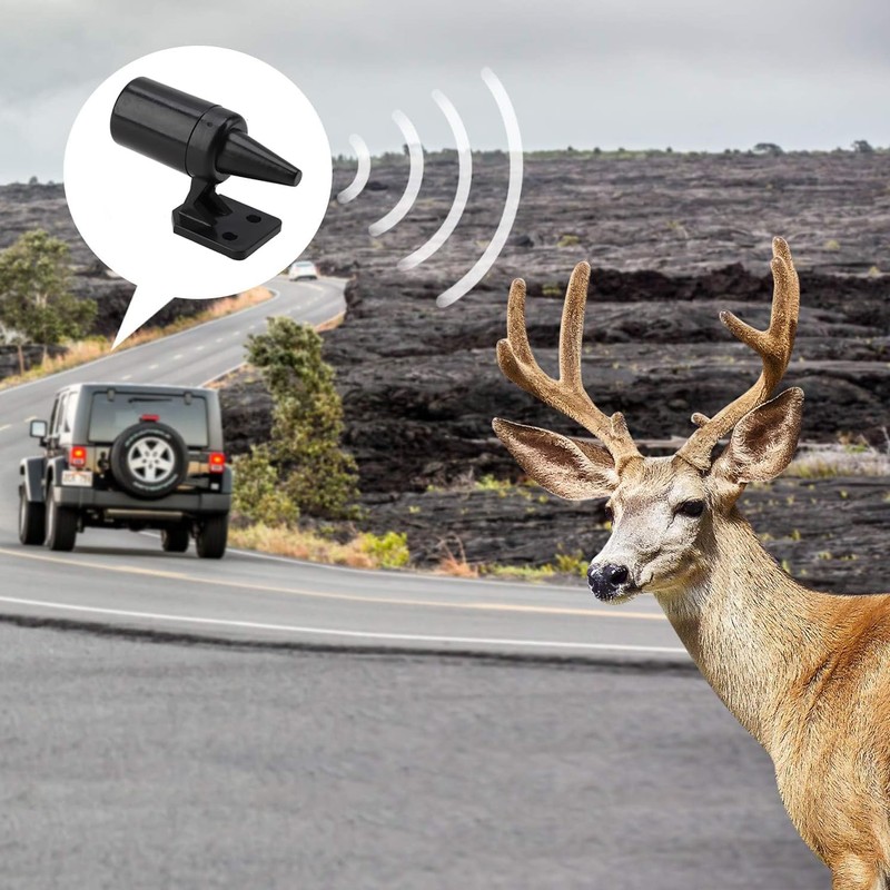 6 Pcs Deer Whistle Jabalies Deterrent for Car and Motorcycle