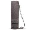 ELENTURE Canvas Yoga Mat Bag with Adjustable Strap & Pockets,