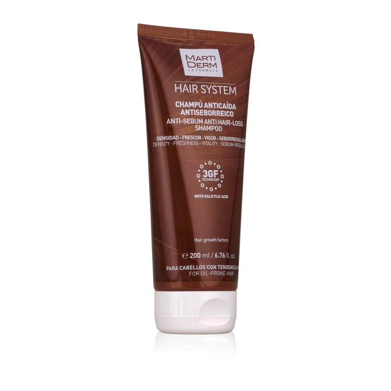 Martiderm Anti-sebum Anti Hair-loss Shampoo 200ml
