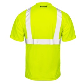 JORESTECH Safety Heat Transfer Shirt Reflective High Visibility ANSI/ISEA 107-2015 Class 2 Type R (Model TS-16) (XS, Yellow)