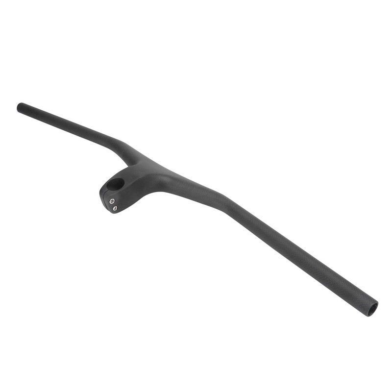 Mountain Bike Handlebars Carbon Fiber Integrated Handlebar Minus 17 Degrees