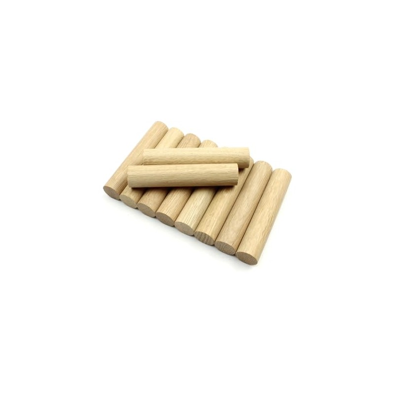 Premium Quality European Oak Dowel 100mm Long (20mm - Pack