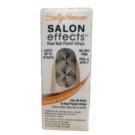 Sally Hansen Salon Effects Real Nail Polish Strips 16 Strips - 430 Tri-Bal It On