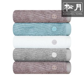 Songwol Towel Songwol Hotel Collection Bamboo Yan 100% Wave Hotel Towels 5 sheets [44*48cm], Brown / 송월타올 송월 호텔컬렉션 뱀부얀 100% 웨이브 호텔수건 5장[44*48cm], 브라운