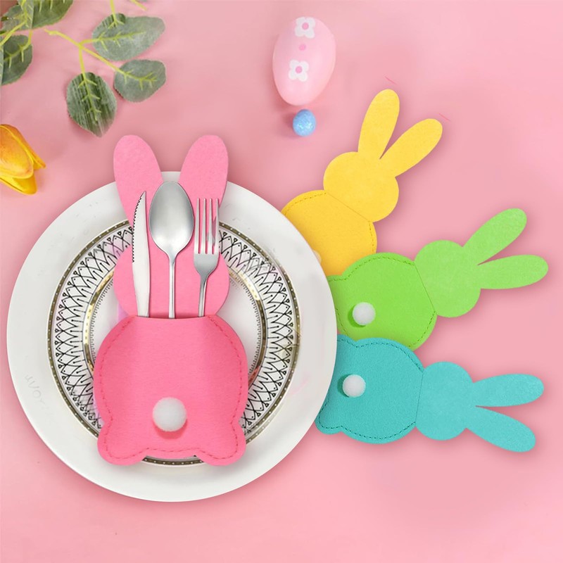 YEWCEP Pack of 12 Easter Table Decorations, Easter Nests for
