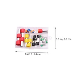 SEWACC 40Pcs Round Clay Cutter Set Versatile Indentation Molds for DIY Crafts Baking and Pottery Includes for Easy Shaping and Cutting