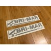 BRI-MAR Trailers OEM Replacement TRAILER DECAL Stickers - SET OF