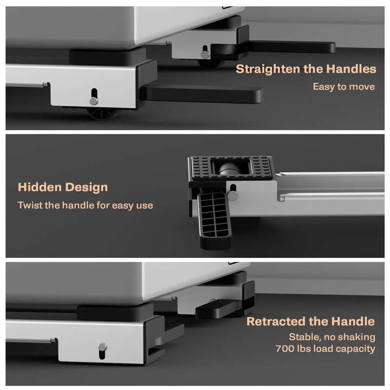 Appliance Rollers Heavy Duty,Newest Extendable Appliance Sliders,Liftable Washing Machine Base,Easily