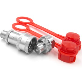 1/4" NPT Thread High Pressure 10000 PSI Hydraulic Quick Connect Coupler with Dust Caps Hydraulic Jacks
