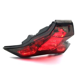KOPPANG Motorcycle Tail Light - LED Integrated Brake Stop Turn Signal Blinker Smoked Compatible with ZX10R ZX-10R ZX10RR ZX-10RR 2016-2024 | ZX6R 2018-2024 | Z1000 2014-2024