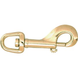 Campbell (5)-Campbell Bolt Swivel Round Eye 3-1/2 In. Snap. Model: T7615402