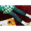 Tightology Organic Cotton Tights Pine Green, L-XL